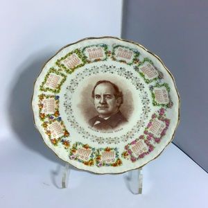 William J Bryan 1909 democrat presidential plate.